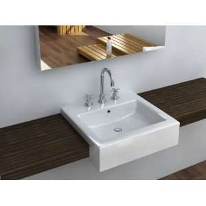  Cantrio Koncepts PS 1919 China Semi Recessed Sink: Home 