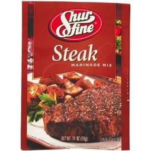 Shurfine Steak Marinade Mix   24 Pack  Grocery & Gourmet 