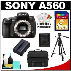Sony Alpha DSLR A560 Digital SLR Camera Body with 16GB Card + Battery 