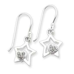   Designer Jewelry Gift Sterling Silver W/ Swarovski Crystal Star