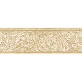 Brewster 418B286 Borders and More Iron worked Scroll Wall Border, 7 