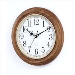  Round Wooden Wall Clock: Home & Kitchen