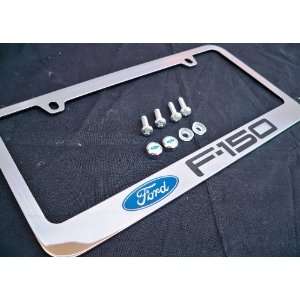  Ford F150 F 150 Chrome Metal License Plate Frame with 