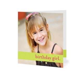   Greeting Cards   Birthday Band: Bright Green By Le Papier Boutique