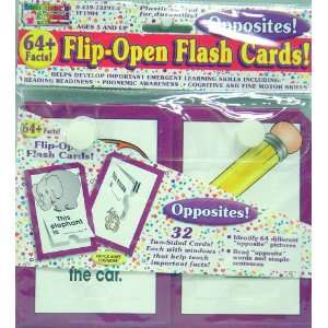   Teachers Friend Opposites Flip Open Flash Cards