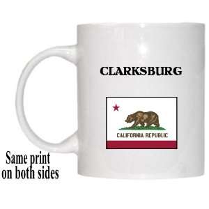  US State Flag   CLARKSBURG, California (CA) Mug 