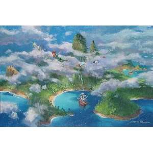  Peter Pan First Look at Neverland Giclee on Canvas 24 x 