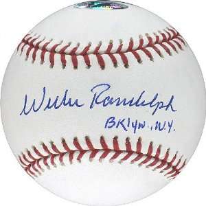   Autographed Baseball with Brooklyn, NY Inscription