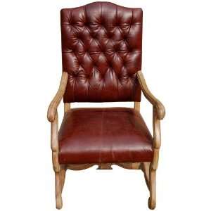  Solid Wood Leather Comfortable American Style Chair New 