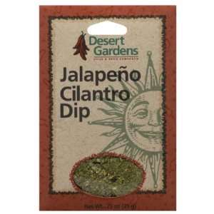 Desert Gardens Dip Mix Jalapeno & Cilantro, 0.75 oz, 12 ct  