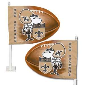NFL New Orleans Saints Car Flag Vintage 