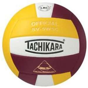 SV 5WSC Indoor Competition Volleyballs GOLD/WHITE/CARDINAL REGULATION 