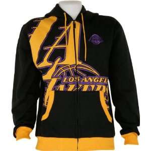  Los Angeles Lakers Airport Full Zip Hooded Sweatshirt 
