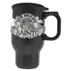  New Orleans Saints Black Travel Mug: Sports & Outdoors