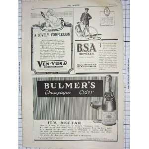  Advertisement BulmerS Champagne Cider Bicycles Vickery 