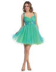 Short Cocktail Party Junior Prom Dress #2657