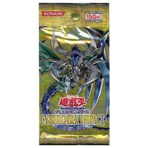    Yugioh Japanese Cyberdark Impact Booster Pack Toys & Games