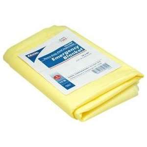  Emergency Blanket, Yellow, Heavy Duty, Fluid Impervious 50 