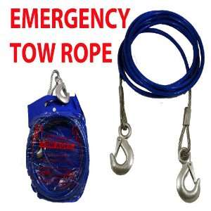  Heavy Duty Metal Tow Rope Emergency 4 Meters Long