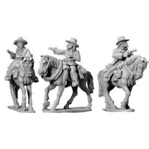   Designs Wild West 7th Cavalry w/ Pistols (Mounted) (3) Toys & Games