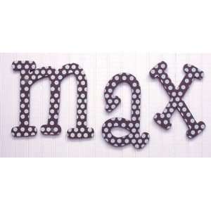  Rr Sale   Polka Dot Letters In Chocolate   K: Baby