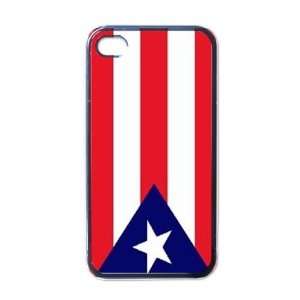    Puerto Rico Flag Black Iphone 4   Iphone 4s Case: Office Products