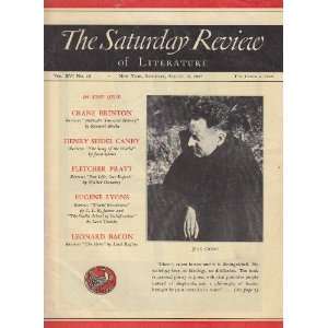  Saturday Review of Literature, August 14, 1937: Various 