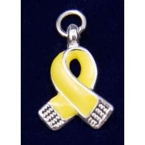  Yellow Ribbon Charm Small (Retail) 