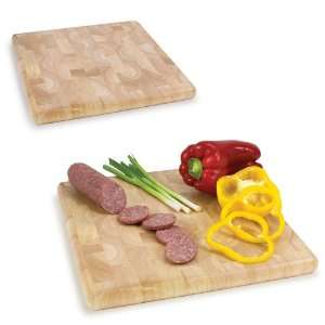   Picnic Butcher Block Cutting Board and Serving Tray 