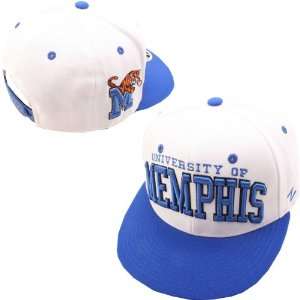  Zephyr Memphis Tigers Super Star White Hat Adjustable 