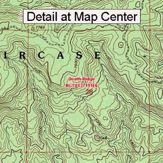   Topographic Quadrangle Map   Death Ridge, Utah (Folded/Waterproof