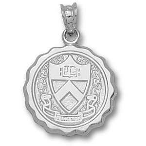 Princeton University New Round Seal Pendant (Silver):  
