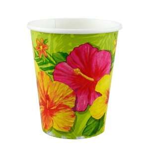   Tropical Vacation 9 oz. Paper Cups (8 count): Everything Else