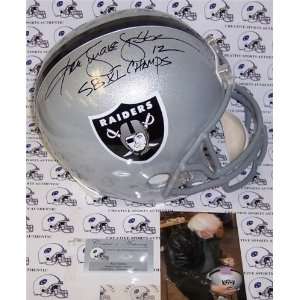 Ken Stabler Autographed/Hand Signed Los Angeles Raiders Full Size 