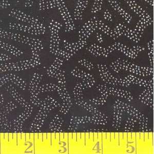  58 Wide Glitter Stretch Velvet Black Chevron Fabric By 