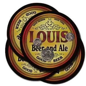  LOUIS Family Name Brand Beer & Ale Coasters Everything 