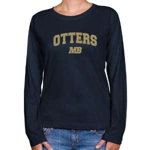  Cal State Monterey Bay Otters Ladies Navy Blue Logo Arch 