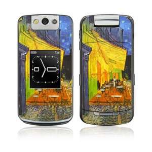  BlackBerry Pearl Flip 8220 Decal Skin   Cafe at Night 