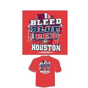 Encore Select AT 1IBleedHOU2 Red I Bleed Blue and Red   GO Houston T 