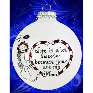 Heart Gifts by Teresa Mom Candy Cane Ornament