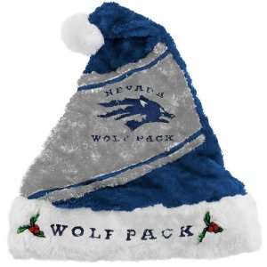  Nevada Wolf Pack Mistletoe Santa Hat
