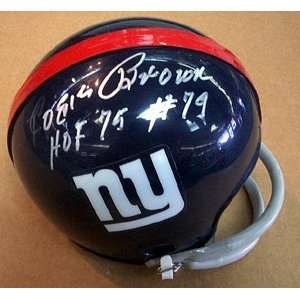  Rosie Brown Autographed Giants Mini Helmet: Sports 