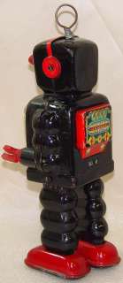 Vintage KO Yoshiya Gear Robot Tin Wind up Toy Japan  