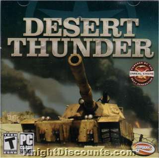 DESERT THUNDER Tank Combat Simulation JC PC Game NEW 677990103297 