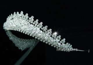 Bridal Sparkling Tiara use Swarovski Crystal T1313  