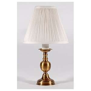    Small Traditional Brass Accent Table Lamp