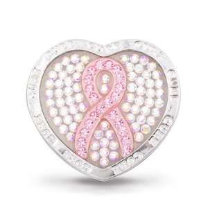  Breast Cancer Pink Ribbon Heart: Sports & Outdoors