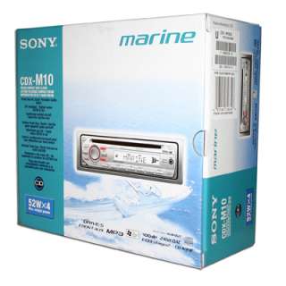 SONY XPLOD MARINE SERIES IN DASH 45 DEGREE MOUNTABLE WATER AND UV 