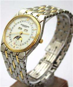 DialMint White with applied yellow gold indexes aperture for the moon 