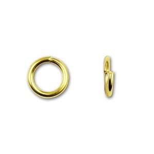   5mm Gold Plated 21 Gauge Open Jump Rings (48): Arts, Crafts & Sewing